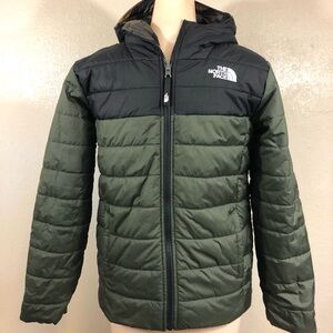 The North Face Boys Reversible Hooded Puffer Reversible Jacket